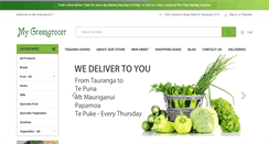 Desktop Screenshot of mygreengrocer.co.nz